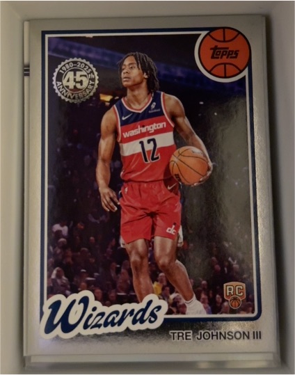 2025-26 Topps 45th Anniversary #80BK-97 Tre Johnson III — front