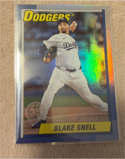 2025 Topps Update #U90-4 Blake Snell — front