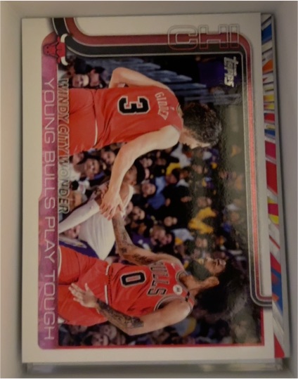 2025-26 Topps #277 Windy City Wonder: Young Bulls Play Tough Diamante — front