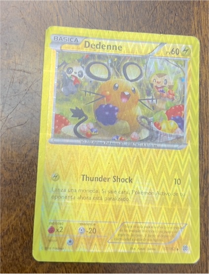 2015 Pokémon XY Breakthrough #57 Dedenne — front