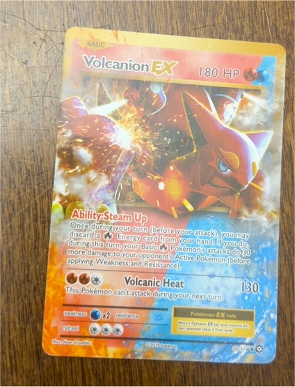 2014 Pokemon XY Steam Siege #26 Volcanion EX — front