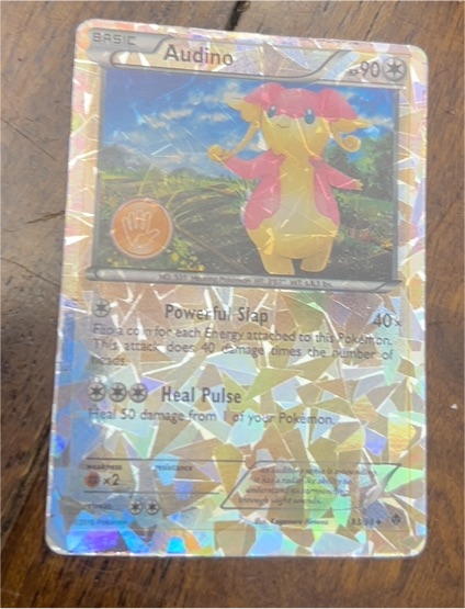 2016 Pokémon XY Steam Siege #83 Audino — front