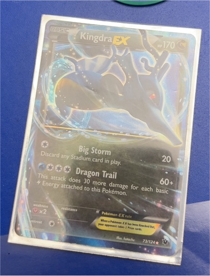 2016 Pokemon XY Fates Collide #73 Kingdra EX — front