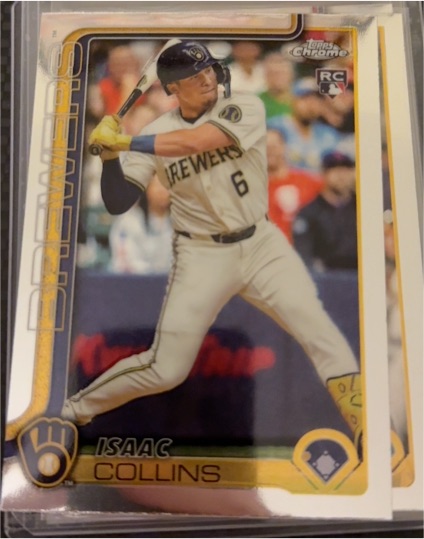 2025 Topps Chrome #92 Isaac Collins — front