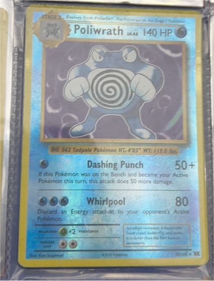 2016 Pokémon XY Evolutions #25/108 Poliwrath Holo — front