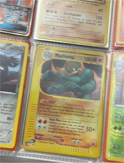 2002 Pokemon Expedition #16 Machamp — front