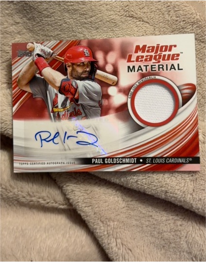 2023 Topps Major League Material #MLM-PG Paul Goldschmidt — front