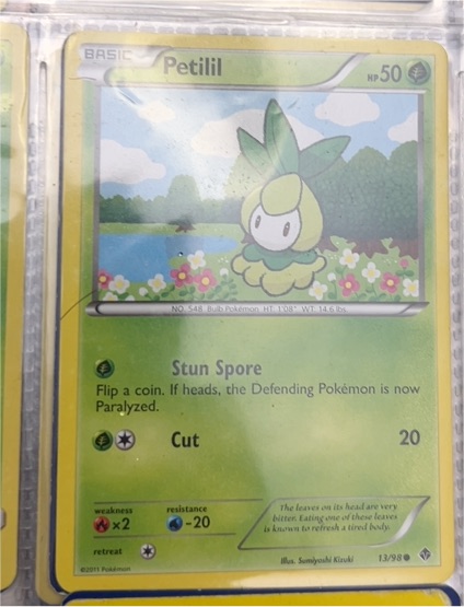 2011 Pokémon Emerging Powers #13 Petilil — front