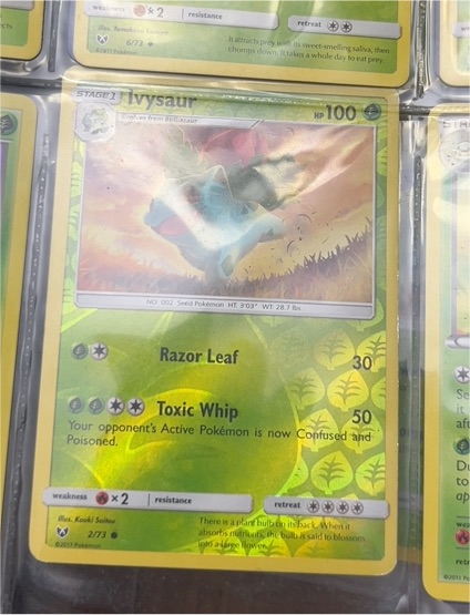 2017 Pokemon Shining Legends #2 Ivysaur — front