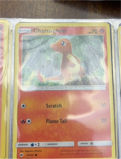 2017 Pokemon Burning Shadows #18 Charmander — front