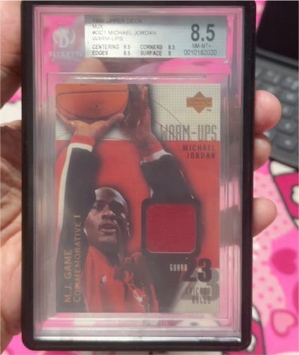 1998 Upper Deck #6C1 Michael Jordan Warm-Ups — front