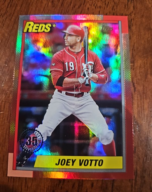 2025 Topps Update 1990 #U90-42 Joey Votto — front