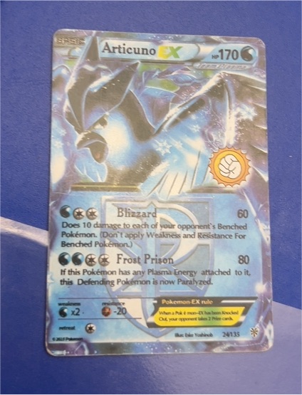 2012 Pokémon Black & White #24 Articuno EX — front