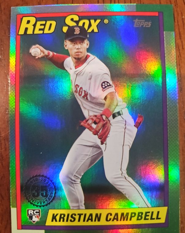 2025 Topps Update #U90-36 Kristian Campbell — front