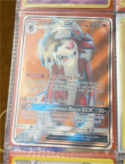 2017 Pokémon Sun & Moon Guardians Rising #138 Lycanroc GX — front