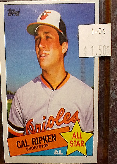 1985 Topps #704 Cal Ripken All Star — front