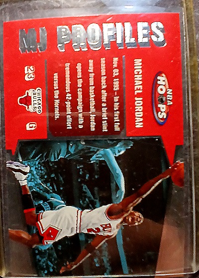 2005-06 Fleer NBA Hoops MJ Profiles #MJ-14 Michael Jordan — front