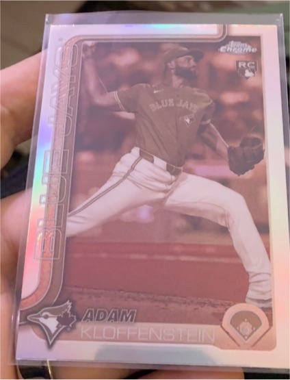 2025 Topps Chrome #47 Adam Kloffenstein Sepia Refractor — front