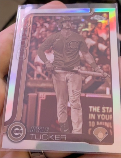2025 Topps Chrome #103 Kyle Tucker Sepia Refractor — front