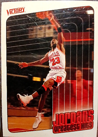 1999-00 Upper Deck Victory #416 Michael Jordan Greatest Hits — front