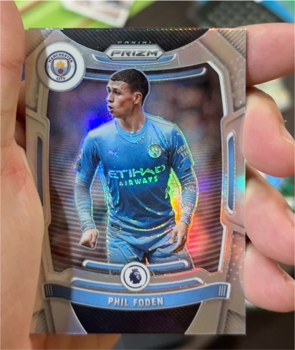 2021-22 Panini Prizm Premier League #13 Phil Foden — front