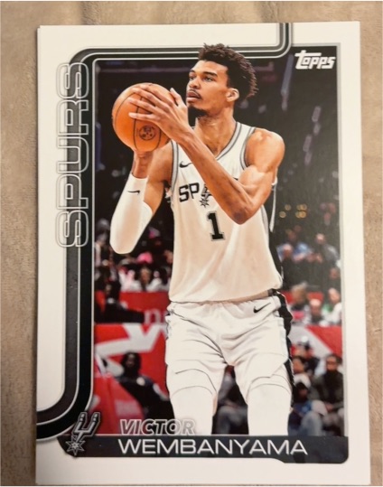 2025 Topps OVERSIZED #OTC-2 Victor Wembanyama — front