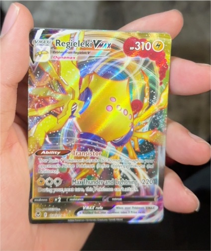 2022 Pokémon TCG Silver Tempest #058 Regieleki VMAX — front