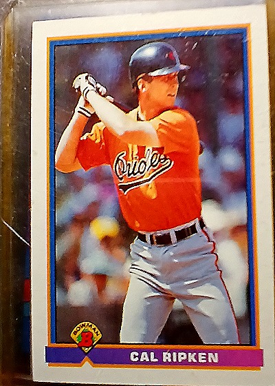 1991 Bowman #104 Cal Ripken — front