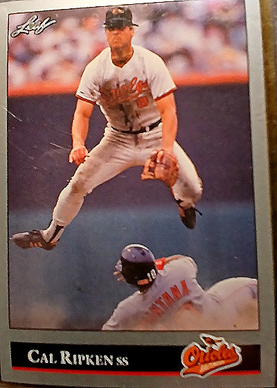 1992 Leaf #52 Cal Ripken Jr. — front