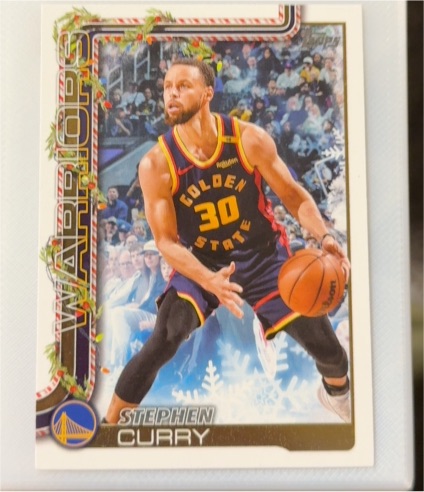 2025-26 Topps Holiday #H106 Stephen Curry — front