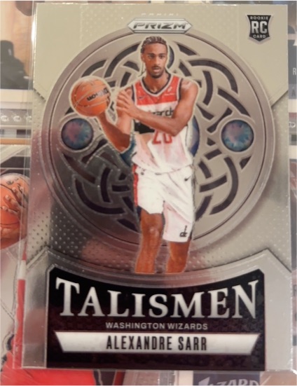 2024-25 Panini Prizm Talismen #17 Alexandre Sarr — front