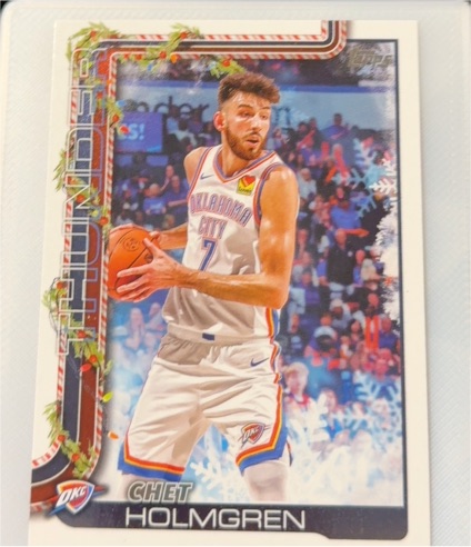 2025-26 Topps Holiday #H93 Chet Holmgren — front