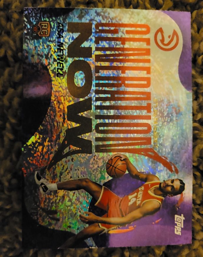 2025-26 Topps #GN-23 Asa Newell Generation Now — front