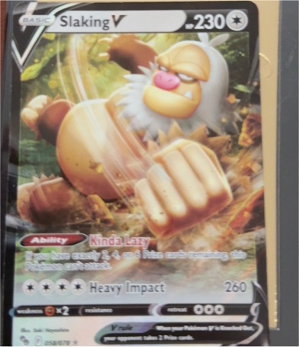 2023 Pokémon GO #058 Slaking V — front