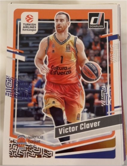 2023-24 Donruss Turkish Airlines EuroLeague #64 Victor Claver — front