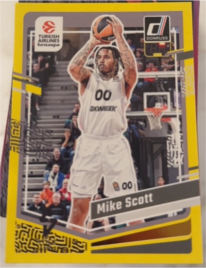 2023-24 Donruss EuroLeague #107 Mike Scott — front