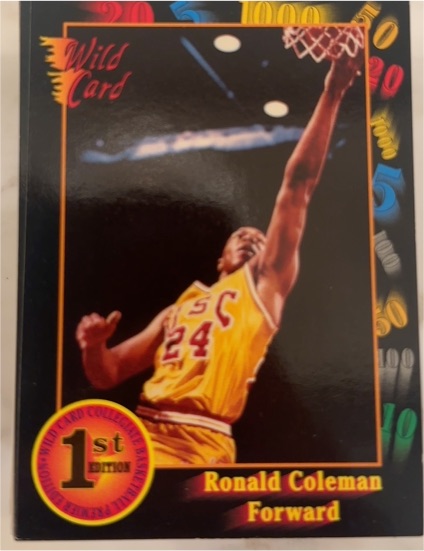 1991-92 Wild Card #42 Ronald Coleman — front