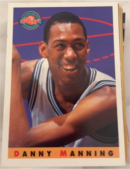 1993 Kellogg's College Greats Postercards #NNO Danny Manning — front