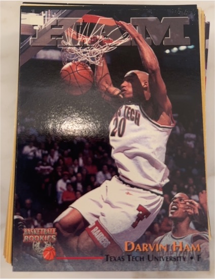 1996 Score Board Rookies #68 Darvin Ham — front