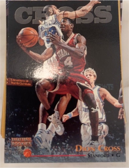 1992-93 Stadium Club #? Dion Cross — front