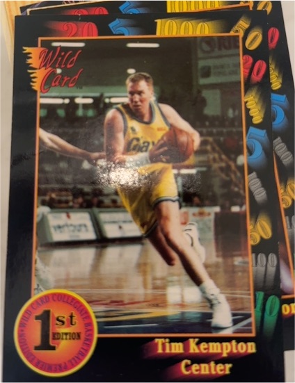 1991 Wild Card #73 Tim Kempton — front