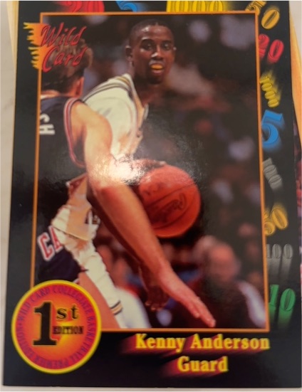 1991-92 Wild Card #96b Kenny Anderson — front