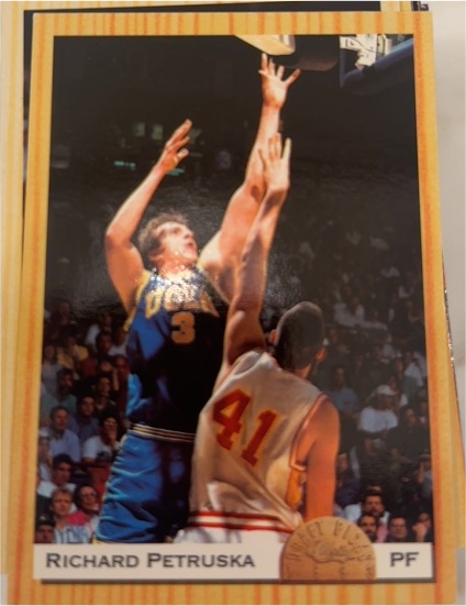 1993 Classic Draft Picks #99 Richard Petruska UCLA Bruins/Houston Rockets — front