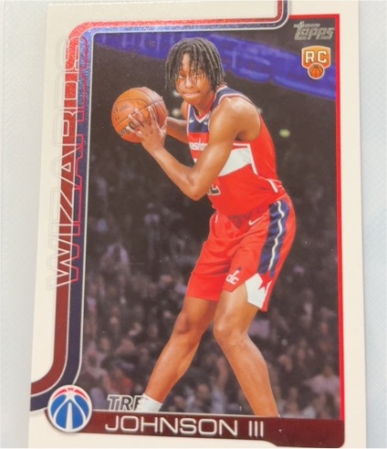 2025-26 Topps #206 Tre Johnson III — front