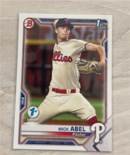 2021 Bowman #BP-42 Mick Abel — front