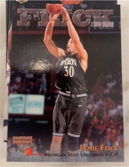 1996 Score Board Rookies #31 Jamie Feick — front