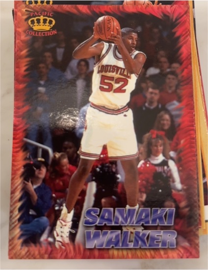 1996 Pacific Power Regents of Roundball #RR-52 Samaki Walker — front