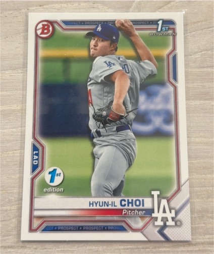 2021 Bowman #BP-130 Hyun-Il Choi — front