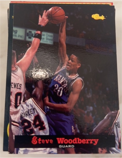 1994 Classic Draft #17 Steve Woodberry — front