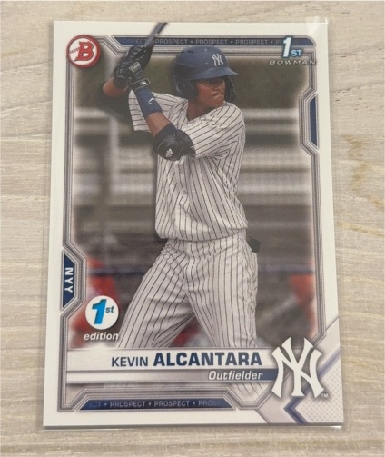 2021 Bowman 1st Edition #97 Kevin Alcantara — front